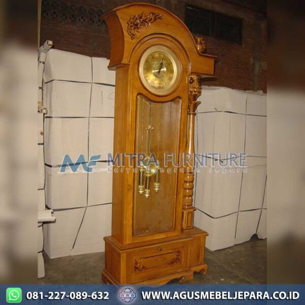 Jam Hias Jati Model Gadang