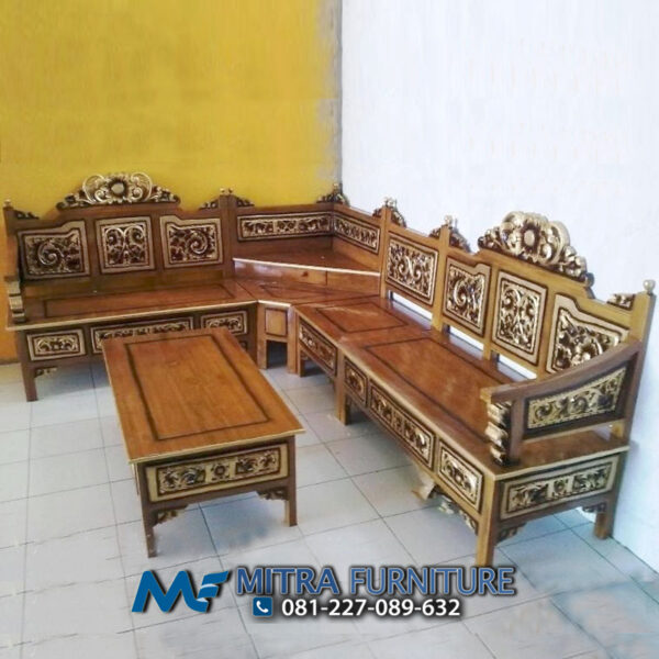 Jual Kursi Sudut Mawar Mahkota Ukiran Kayu Jati Harga Jual Kursi Sudut Mawar Mahkota Ukiran Kayu Jati Harga