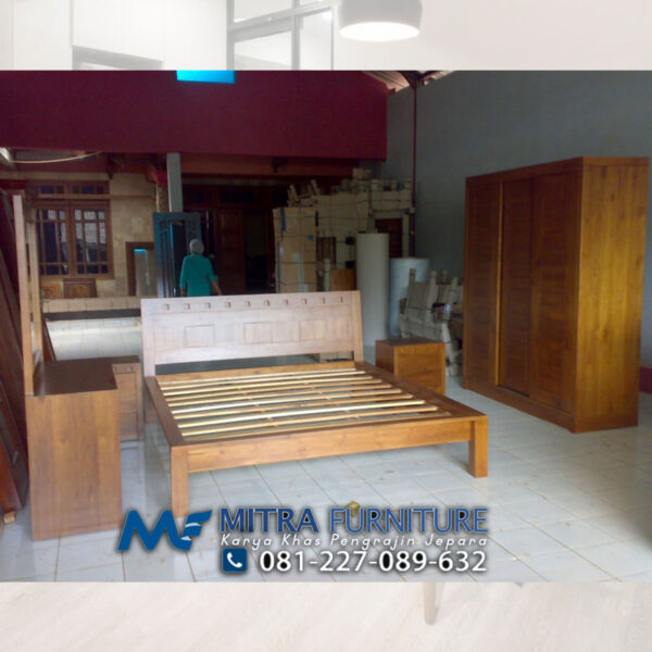 Pusat Jual Kamar Tidur Set Minimalis Kayu Jati Jepara