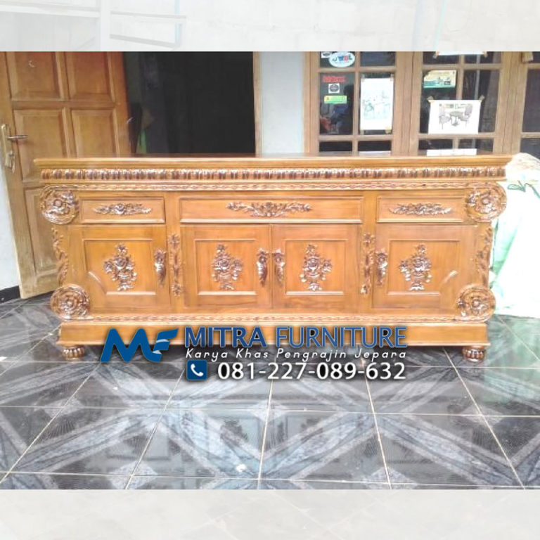 Jual Buffet Kayu Jati Jepara Pagoda Harga Murah Kualitas Bagus By CV