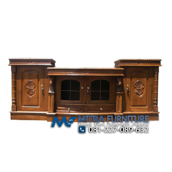 Harga Jual Buffet Tv Model Kuda Kayu Jati