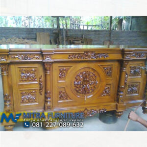 Harga Jual Buffet Tv Nusantara Jati Ukir Jepara