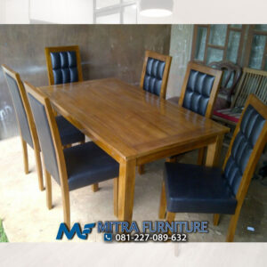 Harga Jual Set Meja Kursi Makan Minimalis Kayu Jati