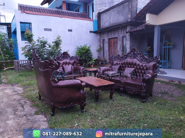 sofa tamu jati mewah jepara