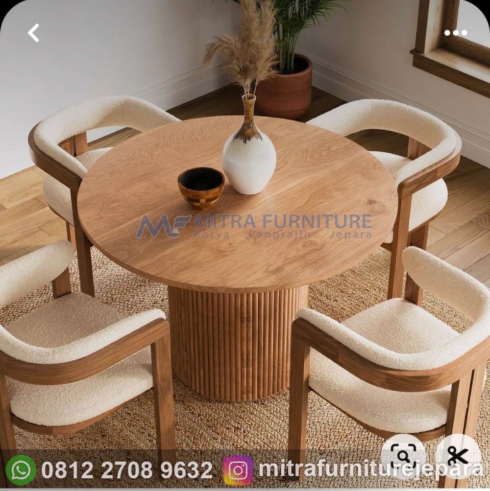 Meja Makan Minimalis Modern Budget Di Bawah Rp3 Juta