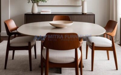 Meja Makan Minimalis Modern Hemat Ruang Apartemen