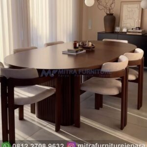 Meja Makan Minimalis Modern Online Custom Ukuran Warna