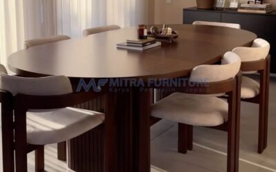 Meja Makan Minimalis Modern Online Custom Ukuran Warna