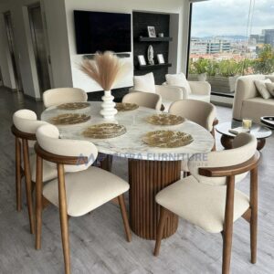 Meja Makan Minimalis Modern untuk Ruang Makan Kecil