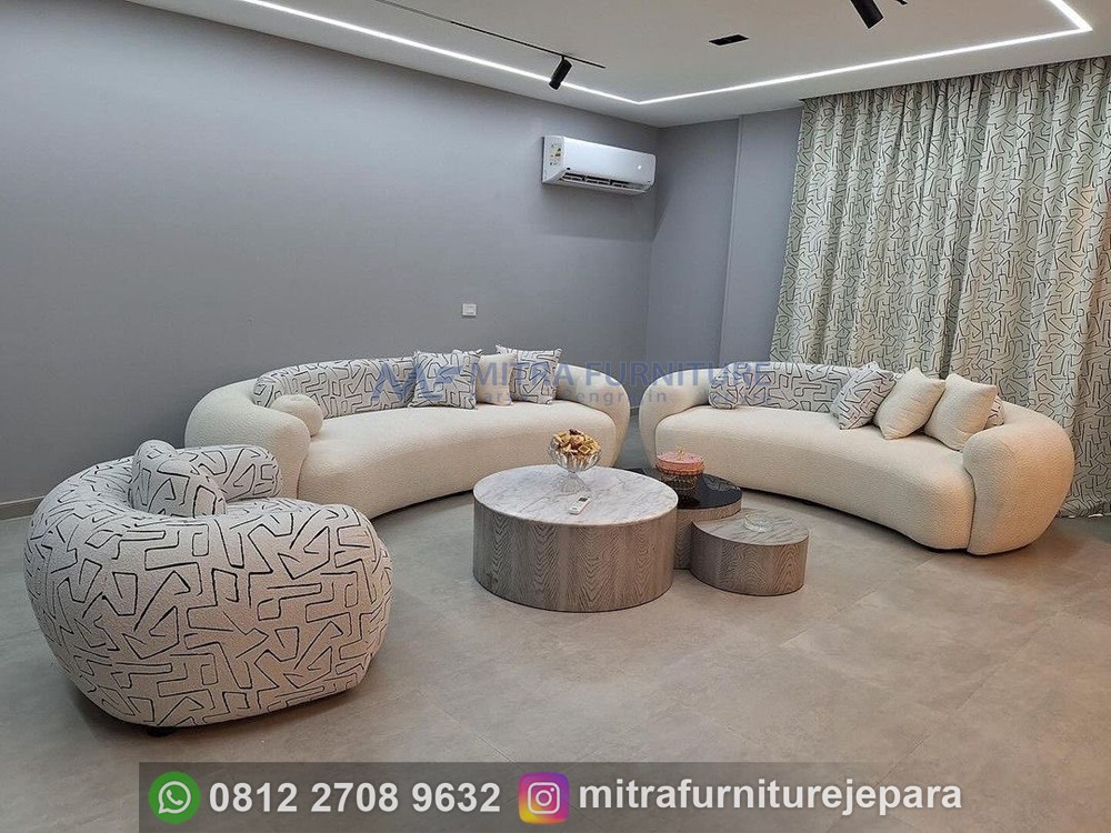 Kursi Sofa Tamu Minimalis Sudut Kantor Ruang Tunggu