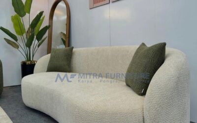 Kursi Tamu Sofa Minimalis Kulit Sintetis Anti Noda