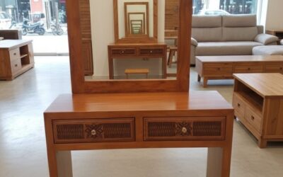 Desain Tolet Kayu Jati Minimalis di Jakarta