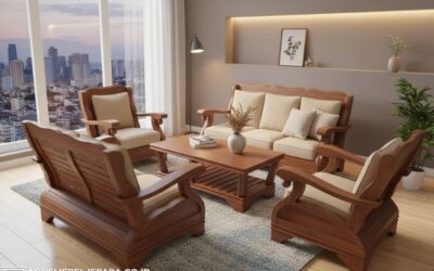 Furniture Sofa Gajah Model Tradisional di Medan