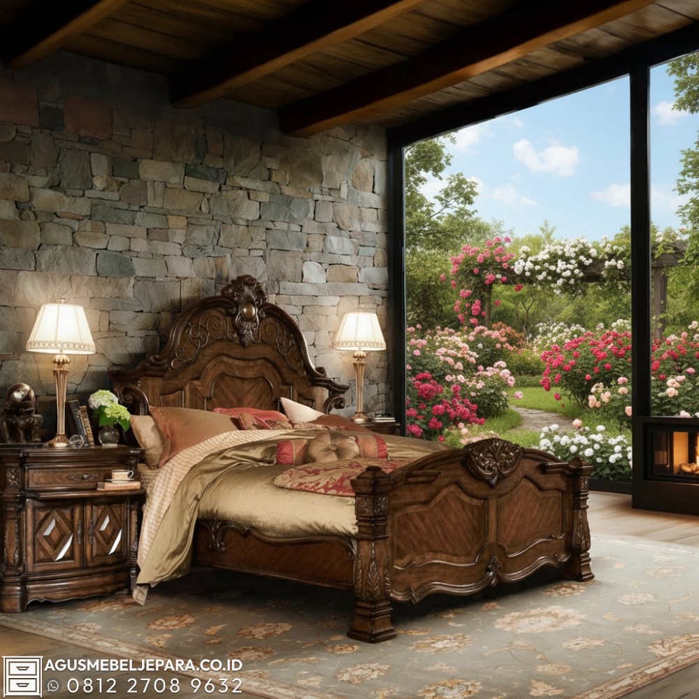 Inspirasi Desain Dipan Ukiran Jepara Minimalis di Tangerang