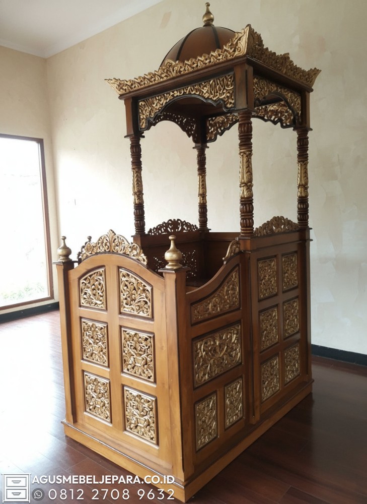 Inspirasi Desain Mimbar Khutbah Masjid Minimalis di Surabaya