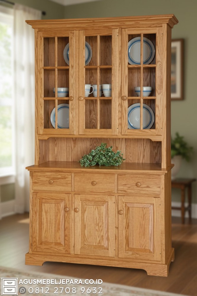 Inspirasi Lemari 3 Pintu Jati Jepara Minimalis di Jakarta