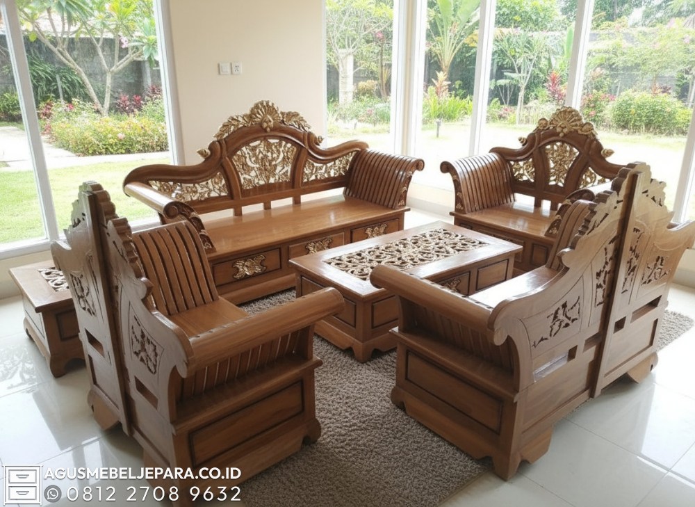 Model Kursi Keong Unik untuk Ruang Tamu di Denpasar