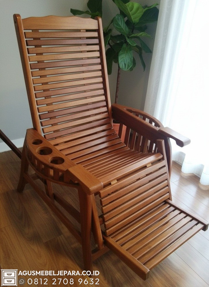 Model Kursi Malas Kayu Jati Terbaru yang Cocok untuk Ruang Santai