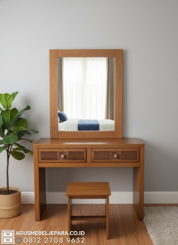 Model Meja Rias Jati Minimalis Terbaru di Bandung