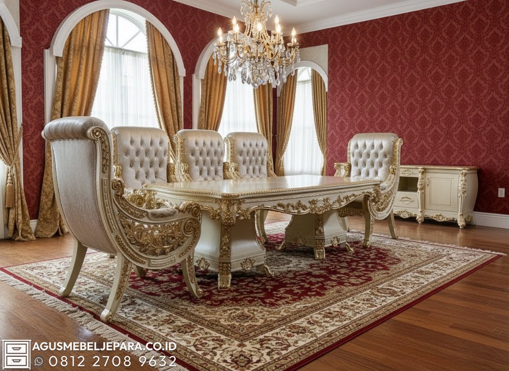 Rekomendasi Meja Makan 8 Kursi Mewah untuk Ruang Makan di Jakarta